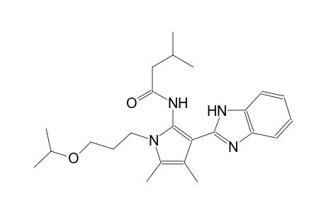 butanamide, N-[3-(1H-benzimidazol-2-yl)-4,5-dimethyl-1-[3-(1-methylethoxy)propyl]-1H-pyrrol-2-yl]-3-methyl-