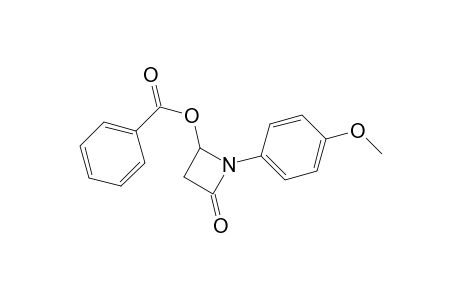 2-Azetidinone, 4-(benzoyloxy)-1-(4-methoxyphenyl)-