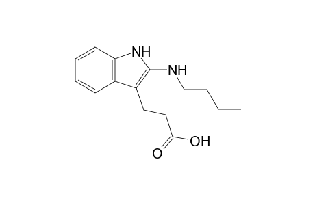 2-[N-Butylamino]-3-indolylpropanoic acid