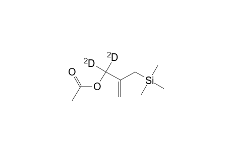 2-Propen-1,1-D2-1-ol, 2-[(trimethylsilyl)methyl]-, acetate