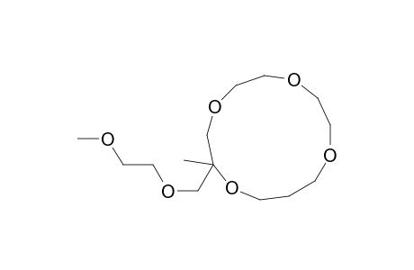 2-[(2-Methoxyethoxy)methyl]-2-methyl-1,4,7,10-tetraoxacyclotridecane
