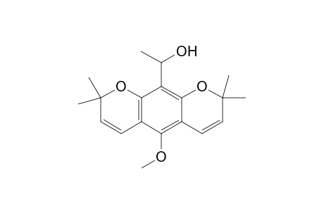 2H,8H-Benzo[1,2-b:5,4-b']dipyran-10-methanol, 5-methoxy-.alpha.,2,2,8,8-pentamethyl-, (S)-