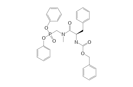 DIPHENYL-(N(2.1)-[(BENZYLOXY)-CARBONYL]-L-PHENYLALANYL-(2.2-DECARBONYLSARCOSIN-2.2-YL)-PHOSPHONATE