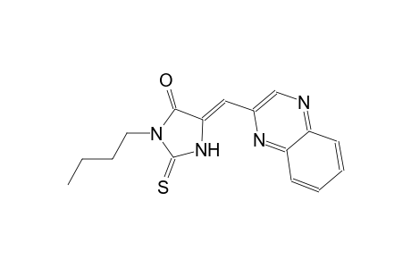 (5Z)-3-butyl-5-(2-quinoxalinylmethylene)-2-thioxo-4-imidazolidinone