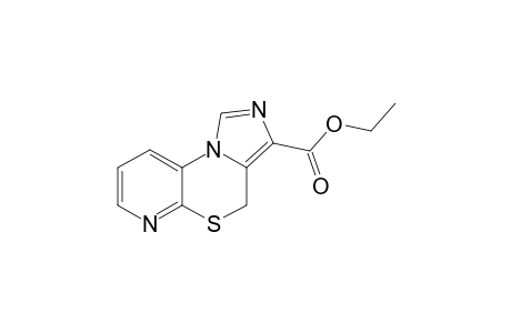 Ethyl 4H-imidazo[1,5-d]pyrido[2,3-b]-(1,4)-thiazine-3-carboxylate