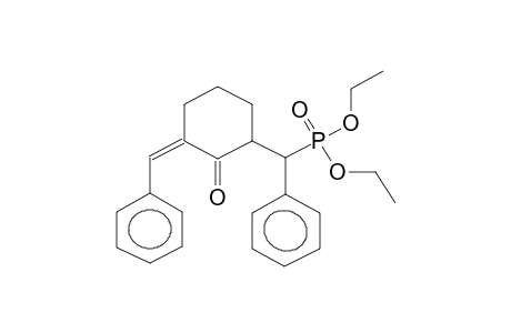 DIETHYL ALPHA-(2-OXO-3-BENZYLIDENECYCLOHEXYL)BENZYLPHOSPHONATE