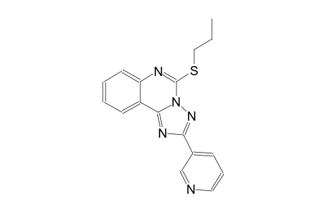 [1,2,4]triazolo[1,5-c]quinazoline, 5-(propylthio)-2-(3-pyridinyl)-