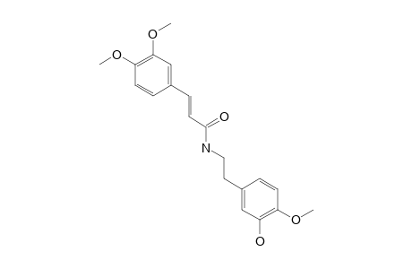 N-TRANS-4-O-METHYLFERULOYL-4'-O-METHYL-DOPAMINE