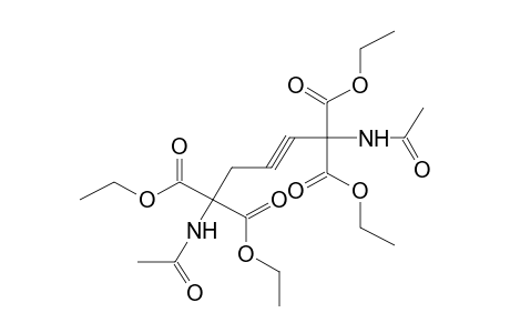 DIETHYL 2,6-DIACETAMIDO-2,6-DIETHOXYCARBONYL-3-HEPTYNEDIOATE