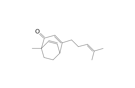 Bicyclo[3.2.2]nona-3,6-dien-2-one, 1-methyl-4-(4-methyl-3-pentenyl)-, (.+-.)-