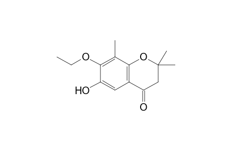 7-Ethoxy-6-hydroxy-2,2,8-trimethyl-4-chromanone