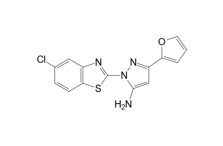 2-[5-amino-3-(2-furyl)pyrazol-1-yl]-5-chlorobenzothiazole