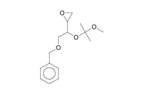 2-[2-(Benzyloxy)-1-(1-methoxy-1-methylethoxy)ethyl]oxirane