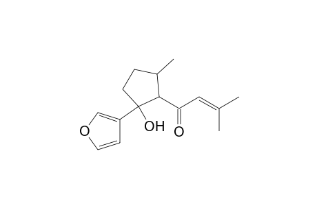 2-Buten-1-one, 1-[2-(3-furanyl)-2-hydroxy-5-methylcyclopentyl]-3-methyl-