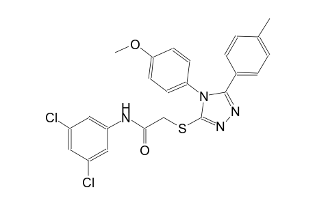 N-(3,5-dichlorophenyl)-2-{[4-(4-methoxyphenyl)-5-(4-methylphenyl)-4H-1,2,4-triazol-3-yl]sulfanyl}acetamide