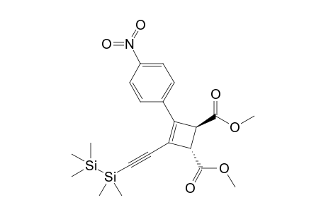 (1S,2S)-3-[2-[dimethyl(trimethylsilyl)silyl]ethynyl]-4-(4-nitrophenyl)cyclobut-3-ene-1,2-dicarboxylic acid dimethyl ester