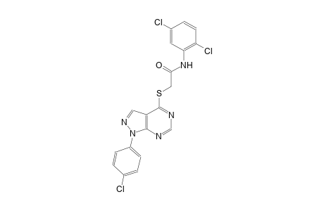 2-{[1-(4-chlorophenyl)-1H-pyrazolo[3,4-d]pyrimidin-4-yl]sulfanyl}-N-(2,5-dichlorophenyl)acetamide