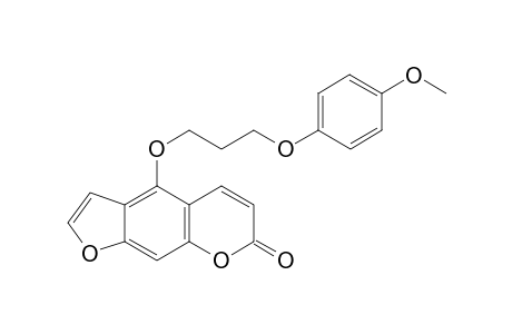 4-[3-(4-Methoxyphenoxy)propoxy]-7H-furo[3,2-g][1]benzopyran-7-one