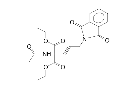 ETHYL 2-ACETAMIDO-5-PHTHALIMIDO-2-ETHOXYCARBONYL-3-PENTYNOATE