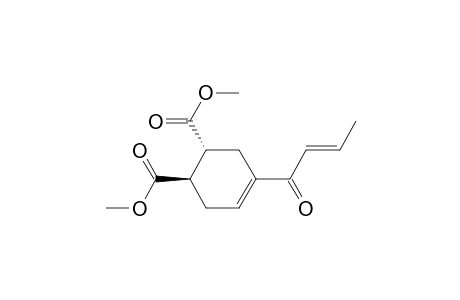 4-Cyclohexene-1,2-dicarboxylic acid, 4-(1-oxo-2-butenyl)-, dimethyl ester, trans-