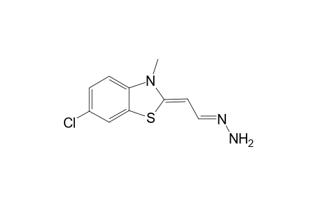Acetaldehyde, (6-chloro-3-methyl-2(3H)-benzothiazolylidene)hydrazone