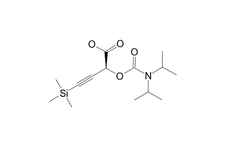 (S)-2-(N,N-DIISOPROPYLCARBAMOYLOXY)-4-(TRIMETHYLSILYL)-BUT-3-YNOIC-ACID