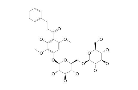 4'-O-[BETA-D-GLUCOPYRANOSYL-(1->6)-GLUCOPYRANOSYL]-OXY-2'-HYDROXY-3',6'-DIMETHYLDIHYDROCHALCONE