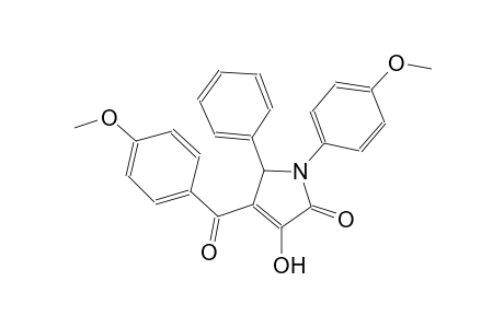 3-hydroxy-4-(4-methoxybenzoyl)-1-(4-methoxyphenyl)-5-phenyl-1,5-dihydro-2H-pyrrol-2-one