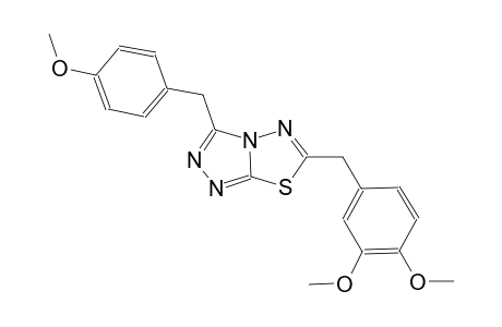 6-(3,4-dimethoxybenzyl)-3-(4-methoxybenzyl)[1,2,4]triazolo[3,4-b][1,3,4]thiadiazole
