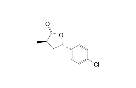 (3R,5S)-5-(4-chlorophenyl)-3-methyl-2-oxolanone