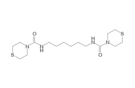 N,N'-hexamethylenebis[4-thiomorpholinecarboxamide]