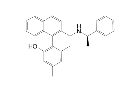 (M,1"R)-1-(2'-Hydroxy-4',6'-dimethylphenyl)-2-(N-(1"-phenylethyl)aminomethyl)naphthalene