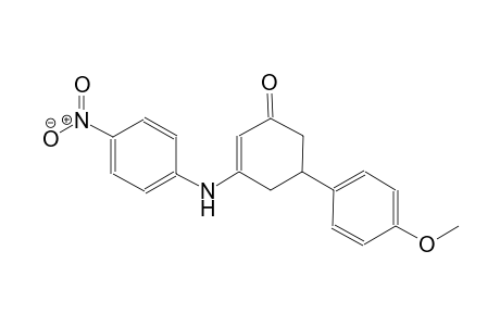 5-(4-methoxyphenyl)-3-(4-nitroanilino)-2-cyclohexen-1-one