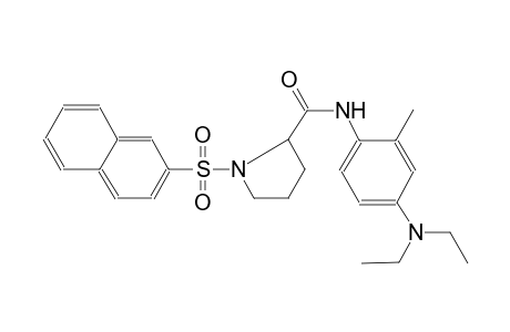 2-pyrrolidinecarboxamide, N-[4-(diethylamino)-2-methylphenyl]-1-(2-naphthalenylsulfonyl)-