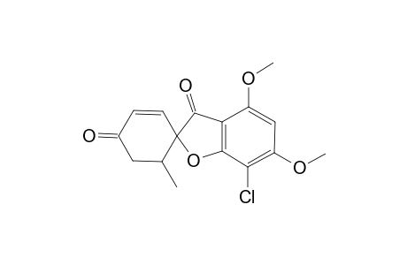 Spiro[benzofuran-2(3H),1'-[2]cyclohexene]-3,4'-dione, 7-chloro-4,6-dimethoxy-6'-methyl-