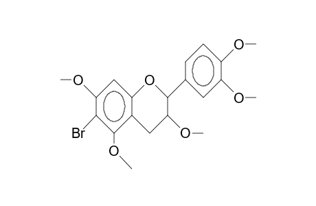 6-Bromo-3,3',4',5,7-penta-O-methyl-catechin