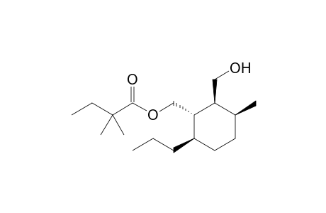 2,2-Dimethylbutanoic acid 2-(hydroxymethyl)-3-methyl-6-propylcyclohexylmethyl ester