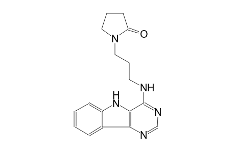 1-[3-(5H-pyrimido[5,4-b]indol-4-ylamino)propyl]-2-pyrrolidinone