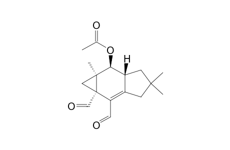 (1aR,2S,2aR,6aR)-6,6a-diformyl-1a,4,4-trimethyl-1,1a,2,2a,3,4,5,6a-octahydrocyclopropa[f]inden-2-yl acetate
