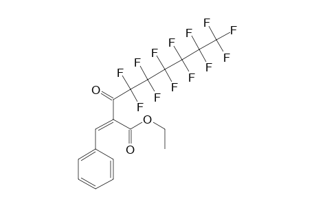 Z-ETHYL-2-BENZYLIDENE-3-OXO-4,4,5,5,6,6,7,7,8,8,9,9,9-TRIDECAFLUORONONOATE;MINOR_ISOMER