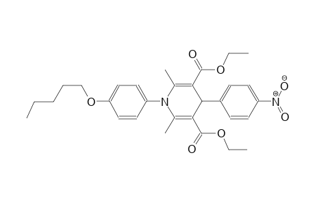 diethyl 2,6-dimethyl-4-(4-nitrophenyl)-1-[4-(pentyloxy)phenyl]-1,4-dihydro-3,5-pyridinedicarboxylate