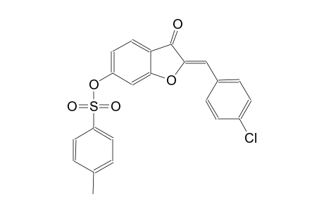 3(2H)-benzofuranone, 2-[(4-chlorophenyl)methylene]-6-[[(4-methylphenyl)sulfonyl]oxy]-, (2Z)-