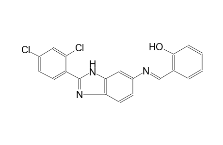 phenol, 2-[(E)-[[2-(2,4-dichlorophenyl)-1H-benzimidazol-6-yl]imino]methyl]-