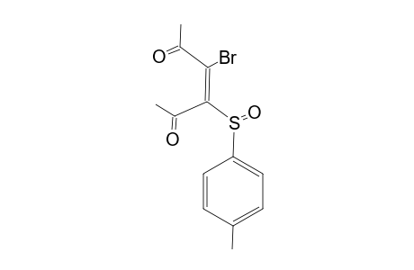 (-)-(3Z,SS)-4-Bromo-3-(p-tolylsulfinyl)-3-hexen-2,5-dione