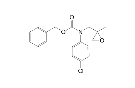 Benzyl 4-chlorophenyl((2-methyloxiran-2-yl)methyl)carbamate