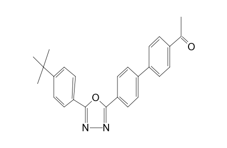1-[4-[4-[5-(4-tert-butylphenyl)-1,3,4-oxadiazol-2-yl]phenyl]phenyl]ethanone