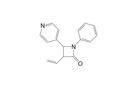 1-Phenyl-4-pyridin-4-yl-3-vinylazetidin-2-one