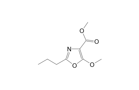 5-methoxy-2-propyl-oxazole-4-carboxylic acid methyl ester