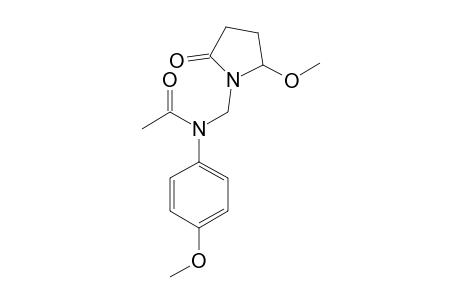 N-[[ACETYL-(4-METHOXYPHENYL)-AMINO]-METHYL]-5-METHOXY-2-PYRROLIDINONE