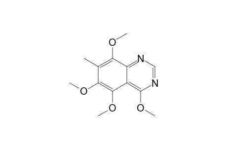 4,5,6,8-Tetramethoxy-7-methylquinazoline